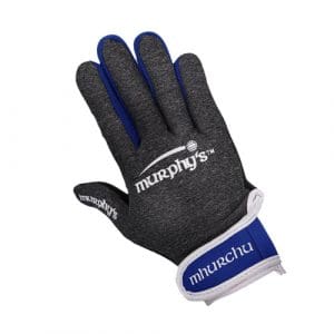 Murphy's Gaelic Gloves: Grey/Blue/White - 8 / Small