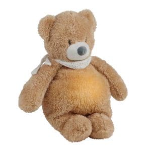 Nattou Sleepy Bear Cuddly Nightlight - Grey