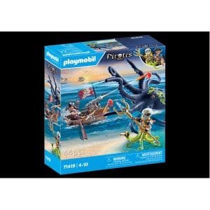 PLAYMOBIL 71419 Pirates: Pirate vs. Deeper – Battle with the Giant Octopus