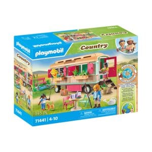 PLAYMOBIL 71441 Country: Cosy Train Café with Vegetable Garden