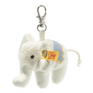 Pendant little elephant, white