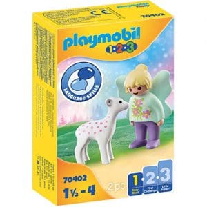 Playmobil 1.2.3 Fairy Friend With Fawn For 18+ Months