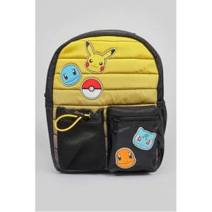 Pokemon Quilted Soft Nylon Backpack