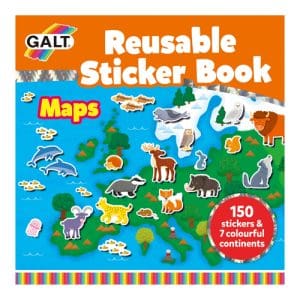 Reusable Sticker Book - Maps