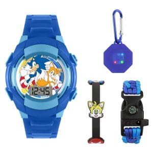 Sega Sonic The Hedgehog Blue Watch and Accessories Set