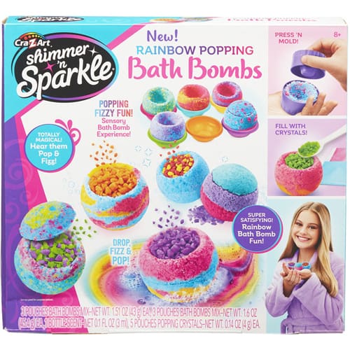 Shimmer 'n Sparkle Rainbow Popping Bath Bombs - Smart Home - Zatu Home