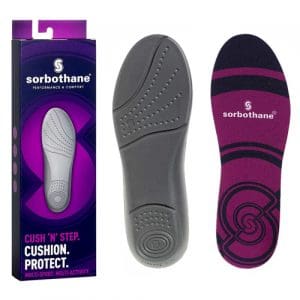 Sorbothane Cush N Step Insoles - Size 8