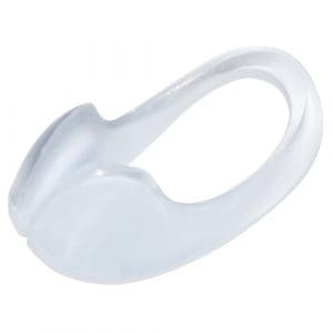 SwimTech Nose Clip: Clear/White