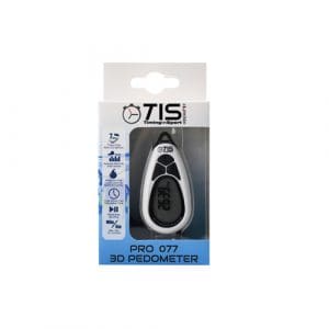 TIS Pro 077 3D Pedometer: White