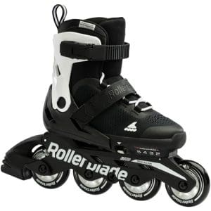 Rollerblade Microblade Black/White - Large (5-8)