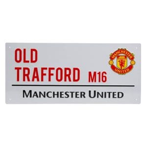 Team Merchandise Stadium Street Sign - Man United