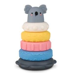 Tiger Tribe Silicone Stacker - Koala