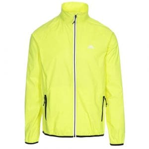 Trespass Men's Retract Shell Jacket: Hi-Visibility Yellow/Black - Large