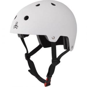 Triple 8 Dual Certified Helmet - White XS/S