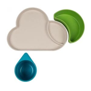 Tum Tum Eco Cloud Children Dinner Set Blue/Green