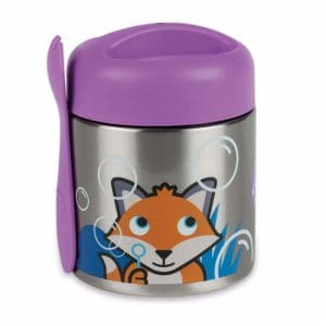 Tum Tum Thermal Food Flask with Magnetic Spork - Felicity Fox