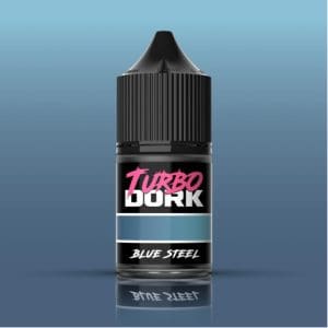 Turbo Dork: Blue Steel Metallic Acrylic Paint 22ml Bottle