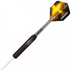 Unicorn Gary Anderson Black Brass Darts - 23g