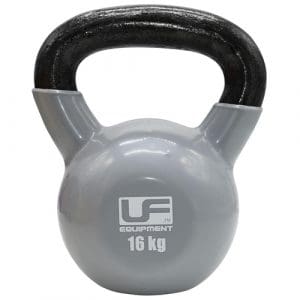 Urban Fitness Cast Iron Kettlebell - 16kg - Silver