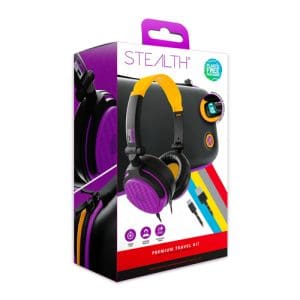 Stealth Premium Travel Kit for Nintendo Switch & Switch Lite - Orange/Purple