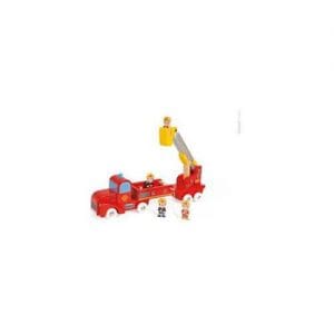 Wooden Firefighters Truck With Telescopic Ladder & Hose 2 Yrs+