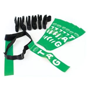 Precision Rugby Tag Belt: Green