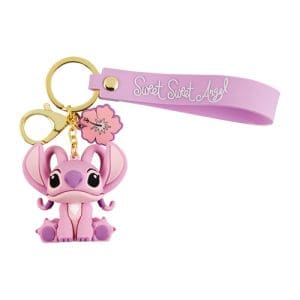 Pink Angel 3D Keyring