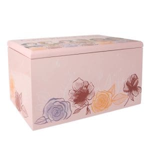 Disney Princess Pink Printed Wooden Jewellery Box