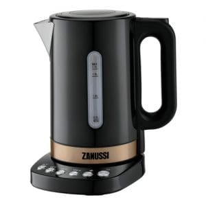 Zanussi Cordless Kettle Black with 4 pre set base