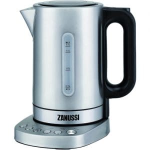 Zanussi Cordless Kettle Stainless Steel with 4 pre set base