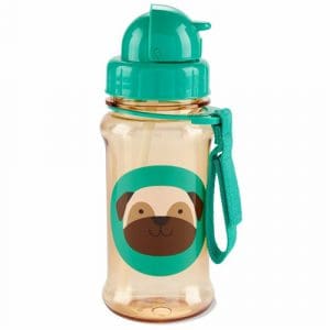 Zoo Straw Bottle - Pug